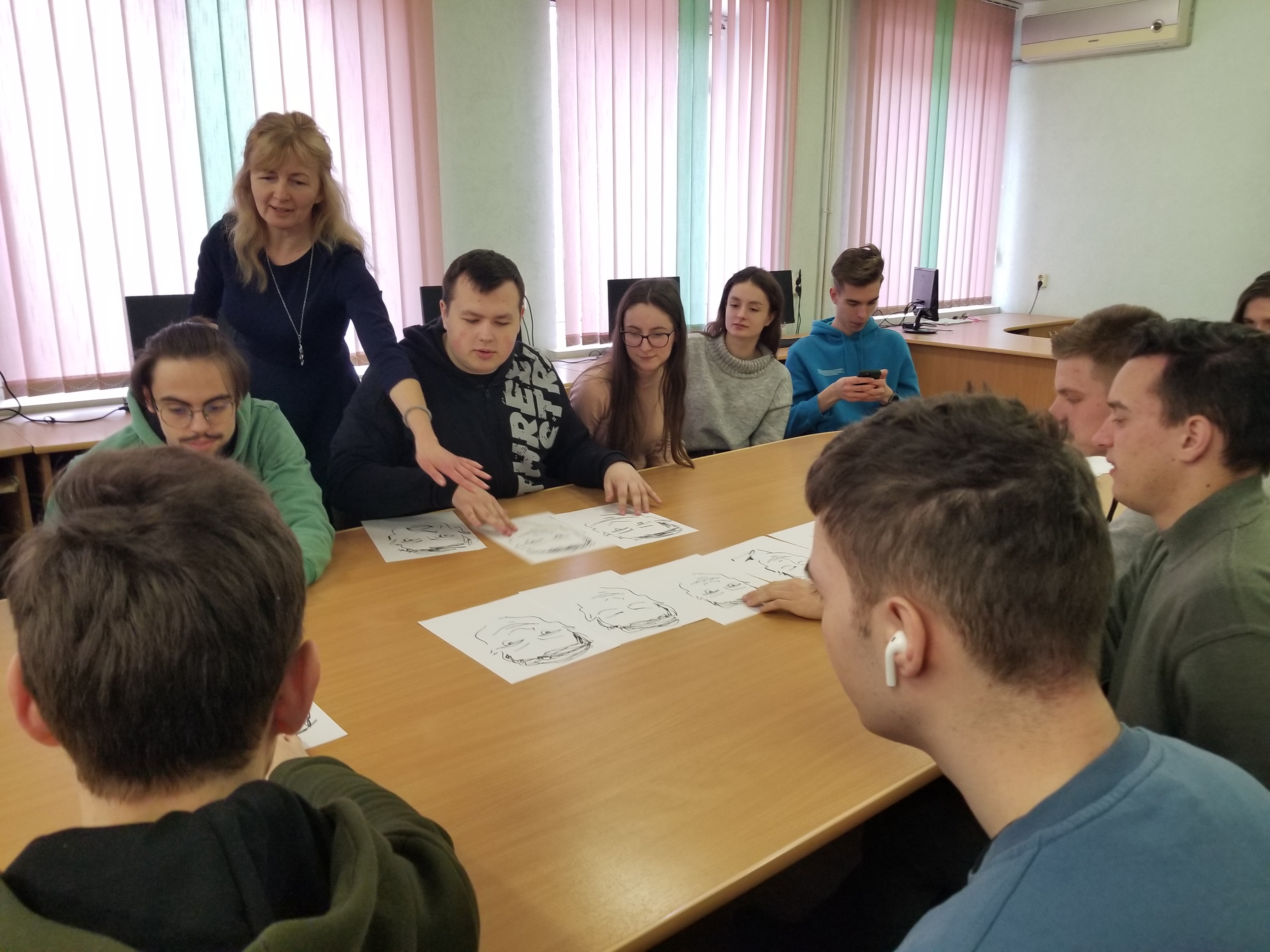 Зустріч з шаржистом